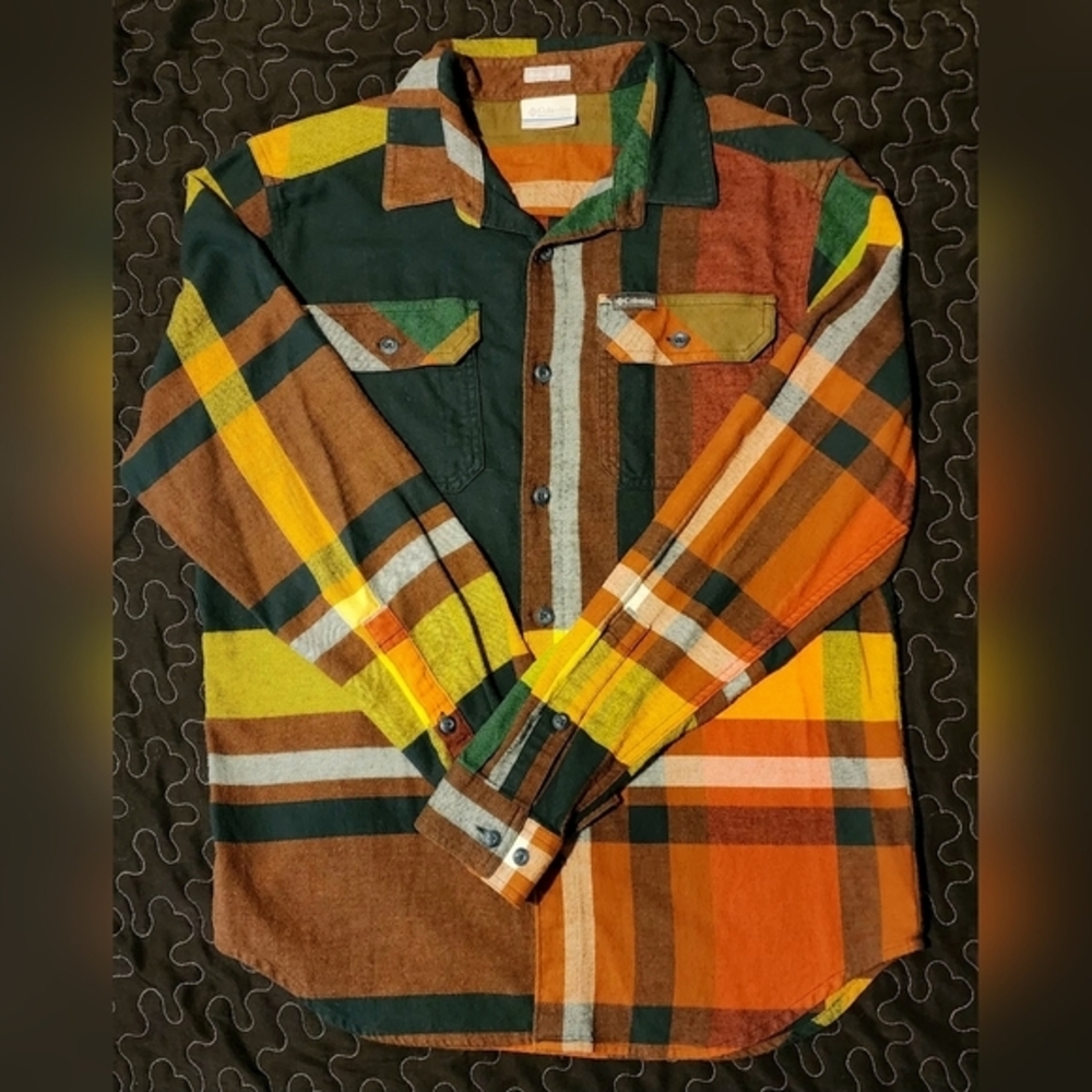 Columbia Men's Omni-Wick Flannel. Size Small. Regular‎ fit